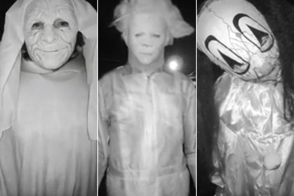 Teenage Halloween pranksters in masks were almost shot by a scared relative, Virginia police say