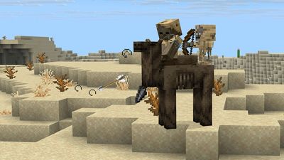 Minecraft is adding two new desert-based mobs in its next update: undead camels and even spookier skeletons that don't catch fire during the day
