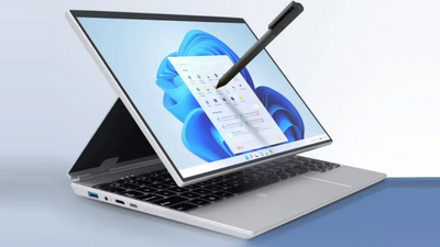 Budget too low for a Microsoft Surface Studio? This eye-catching portable laptop can convert to whichever form factor you need