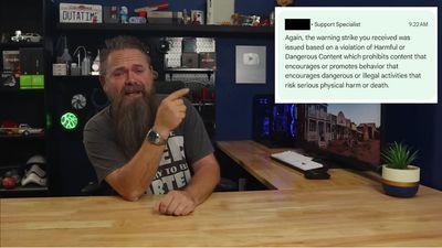 Windows 11 videos demonstrating account and hardware requirements bypass purged from YouTube creator's channel — platform says content ‘encourages dangerous or illegal activities that risk serious physical harm or death’