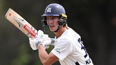 Young gun batting Victoria towards Shield win