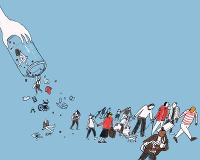 Just beads in a glass jar: this is how the Tories dehumanise migrants and those in need