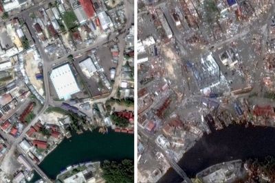 Satellite imagery shows Jamaica before and after Hurricane Melissa devastation