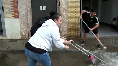 One injured, train services suspended as heavy rains lash Andalusia