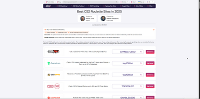 Best CS2 Roulette Sites in 2025
