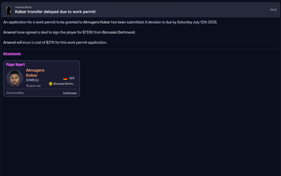 How to Get a Work Permit in Football Manager 26