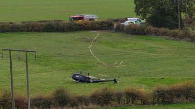 Breaking: Helicopter Crashes Into Field Near Doncaster as Emergency Crews Rush to Scene