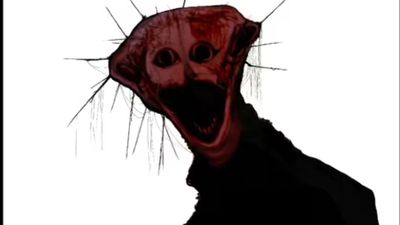 Tall humanoid with raw crimson skin takes over television stations with a dark prophecy. Then viewers wake up trapped in their own bodies