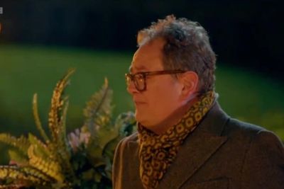 Alan Carr almost gives away Celebrity Traitors identity