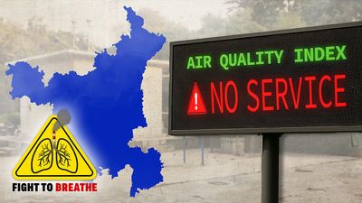 As smog thickened, Haryana’s air quality network went dark