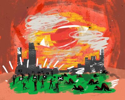 What would you do if democracy was being dismantled before your eyes? Whatever you’re doing right now