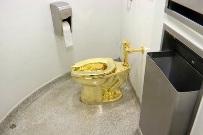 Solid gold toilet worth $10 million set to go under the hammer