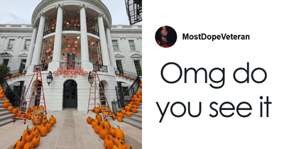 Melania Trump’s White House Halloween Display Gets Brutally Roasted Online