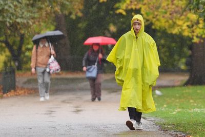 Trick-or-treaters urged to prepare for rain and wind over Halloween weekend