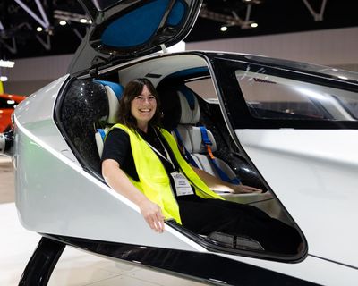 ‘This is the future!’: inside the next generation of electric cars that fly and drive themselves (but the doors are a bit tricky)