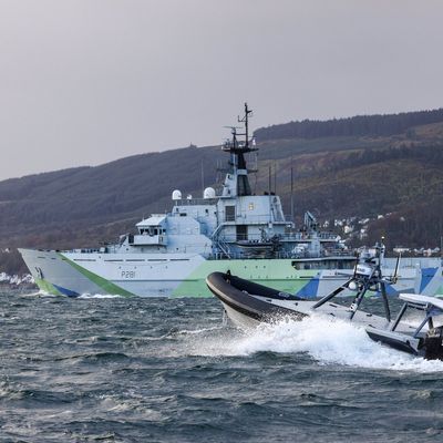 'Wolf pack' Navy drones piloted from 500 miles away tested to shadow Russian warships near UK