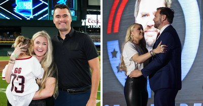 Erika Kirk’s “Inappropriate” Hug With JD Vance And “Weird” Statement At Turning Point Event Goes Viral