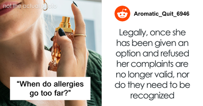Woman Rejects Solutions To Her Allergies, Continues Complaining About Coworkers To Management