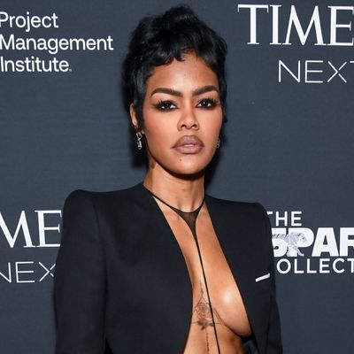 Teyana Taylor Maximizes the Naked Dress Trend in a Thong-Inspired Tom Ford Gown