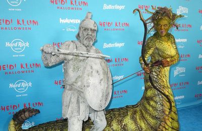 Heidi Klum turns into Medusa for Halloween