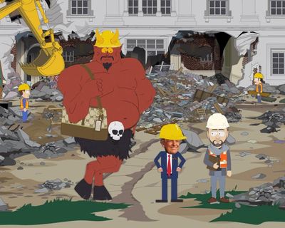 A South Park Halloween: latest episode destroys Trump over White House demolition