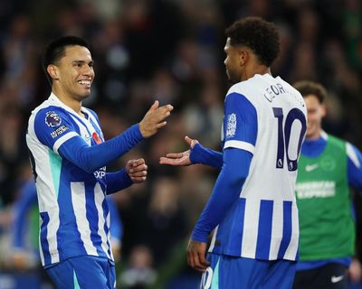 Diego Gómez finds scoring touch as Brighton teach Leeds a harsh lesson
