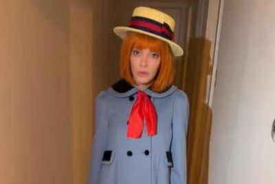 Lily Allen uses Halloween costume to reference her song about cheating following David Harbour split