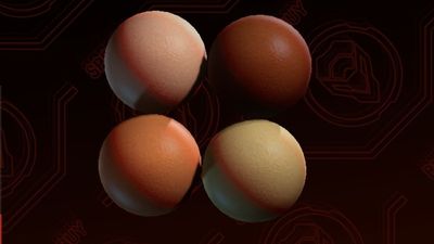 'Skinballs,' a Saints Row test NPC that looks like four floating scoops of ice cream, has been preserved as part of a museum collection