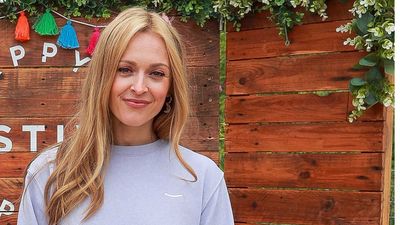 Fearne Cotton's pretty lilac dress makes a fresh change from all the seasonal sequins and sparkle - it's ideal for a special occasion