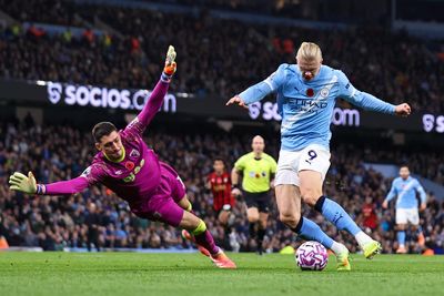 Rampant Haaland fires Manchester City past Bournemouth into second