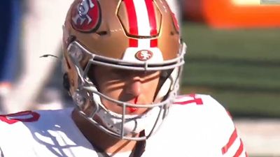 49ers’ Mac Jones Seen Bleeding Profusely After Taking Shot to Face From Giants Defender