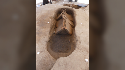 French archaeologists uncover 'vast Roman burial area' with cremation graves 'fed' by liquid offerings