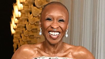 Cynthia Erivo's Crystal-Covered Dress Looks Like It Has All-Seeing Eyes