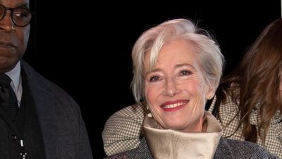 Emma Thompson just styled this season's chocolate brown trend in the most elegant and contemporary way