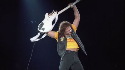 “I would run across the stage and ‘break’ the bass over my head while our sound guy played samples of trees cracking”: Described as the 4-string equivalent of painting with a sledgehammer, Van Halen’s Ultra Bass was not your typical bass solo