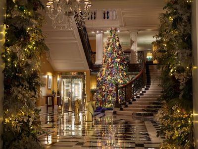 Claridge's reveals 2025 Christmas tree designed by Burberry's Daniel Lee