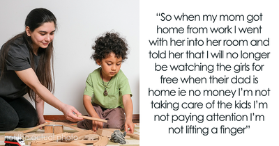 Deadbeat Dad Dumps Kids On GF’s 19YO Daughter While He Sleeps, She Is Sick Of Being A Free Sitter