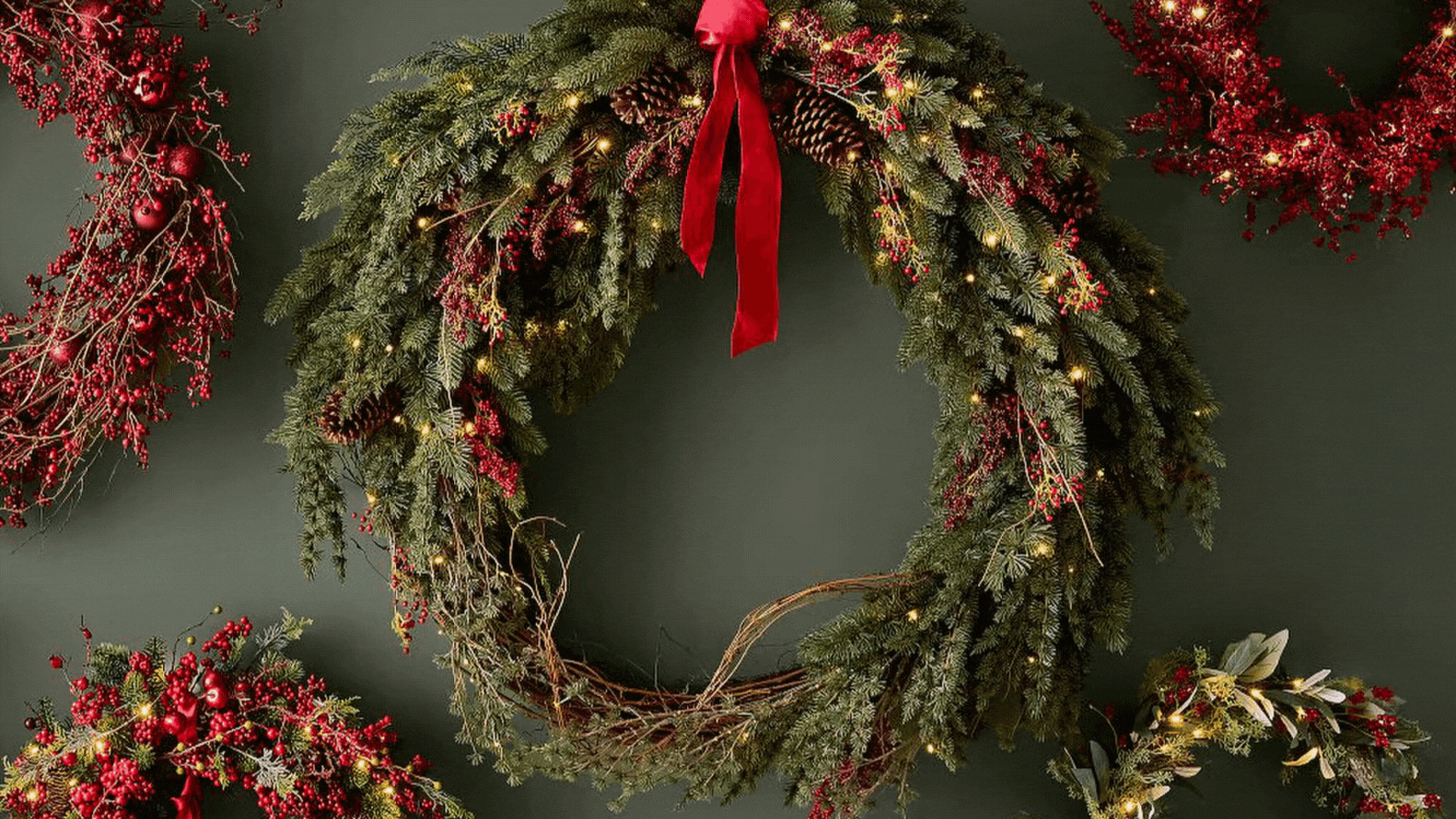 We Already Know the Magic of Pre-Lit Trees, but Pre-Lit Christmas Wreaths Will Be the Biggest Game-Changer This Season