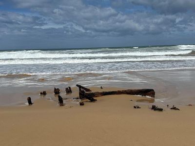Buried treasure and the sands of time: shipwreck found on Victorian beach may have lain unseen for a century
