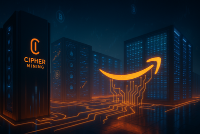 Cipher Mining Stock Surges On $5.5 Billion Data Center Deal With Amazon Web Services