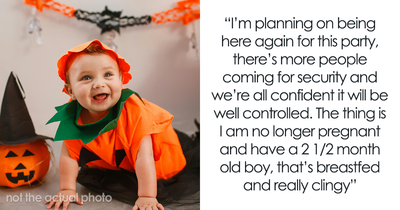 Mom Brings Baby To Sister’s 400-Person Halloween Bash, Partner Freaks Out Over Noise And Safety