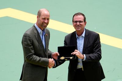 Prince William handed special gift at start of key Brazilian trip