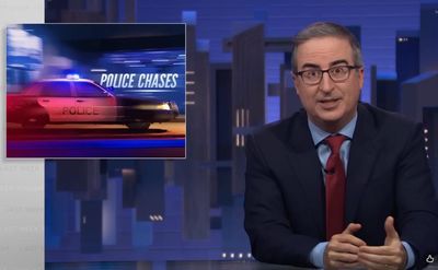 John Oliver on the dangers and ubiquity of police chases: ‘Something has to be done’