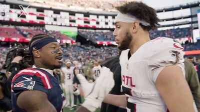 Mics Caught Stefon Diggs’s Awesome Message to Drake London After Huge Game