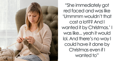 Lady’s Knitting Hobby Is Scrapped After A Coworker Throws A Tantrum About Not Getting A Free Blanket