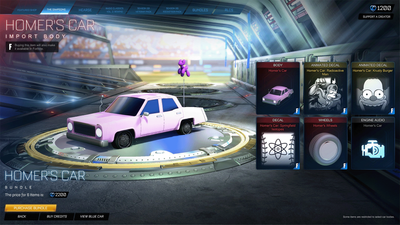 Rocket League x The Simpsons collab is wild – Homer’s Car, free loot, and more!