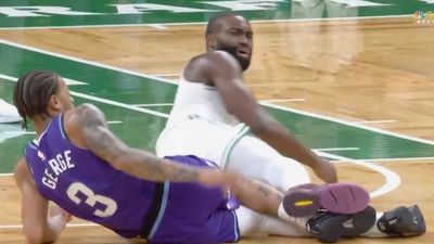 Jazz Beat Celtics Thanks to Horrible No-Call on Jaylen Brown Trip