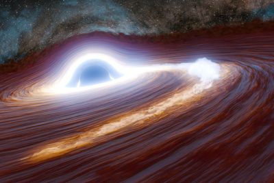 Scientists spot the brightest flare yet from a supermassive black hole