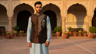 Men’s Style: How to Wear a Waistcoat with Shalwar Kameez