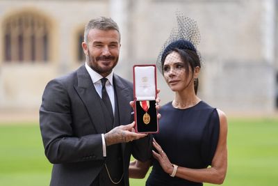 Sir David Beckham: King inspired suit I wore to receive knighthood